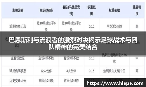 巴恩斯利与流浪者的激烈对决揭示足球战术与团队精神的完美结合